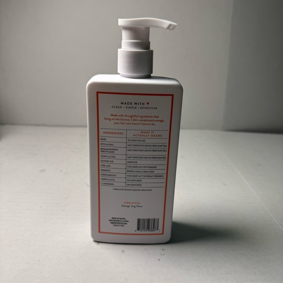 Native Strengthening Conditioner, Berries and Vanilla, Sulfate Free 16.5oz - Picture 3 of 6